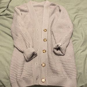Oversized Cardigan with chunky buttons
